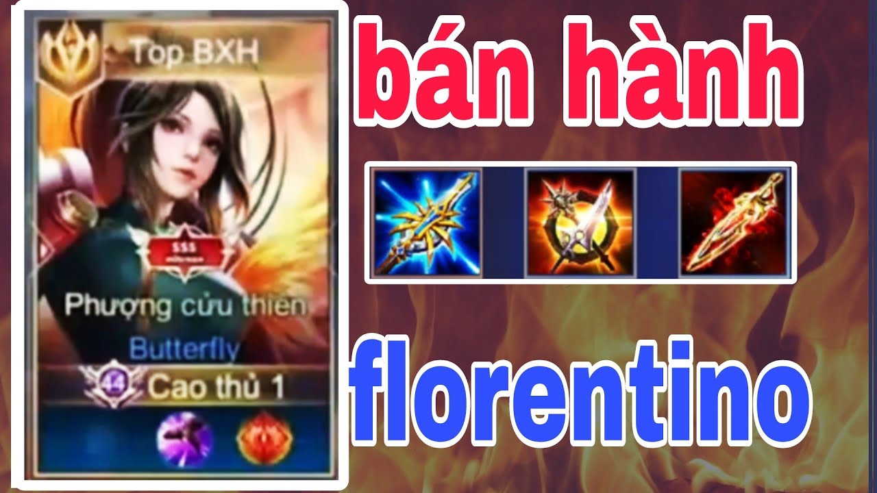 butter legends || cách  butterfly đi top bón hành florentino tại rank cao thủ 20*