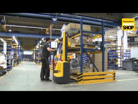 Elektro Stapler Jungheinrich Emc 110 Mit Einfach Mast Tragkraft 1000 Kg Youtube