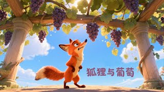 狐狸与葡萄 | The Fox and the Grapes | 狐狸想吃葡萄却吃不到？结果竟嘴硬说“酸”！| 童话新编来啦～ #童话故事 ，#FableStory ，#趣味寓言