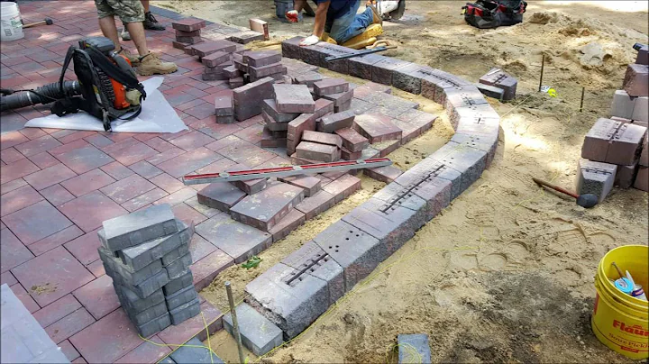 CAMBRIDGE PAVER PATIO AND SITTING WALL