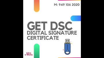 Get your Digital Signature Certificate (DSC) from home. Visit www.advoeworks.com