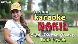 nakil KARAOKE LAGU KARO//TONE CEWEK