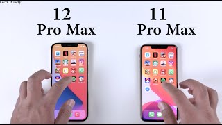 iPhone 12 pro Max vs 11 Pro Max : Speed Test + Size Comparison + Ram Management