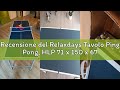 Recensione del Relaxdays Tavolo Ping Pong, HLP 71 x 150 x 67 cm, Trasportabile, Rete, Palline, Racch