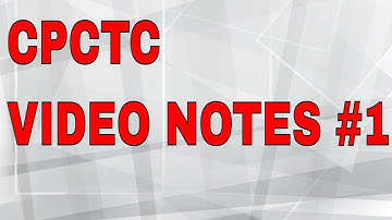 CPCTC Video Notes #1