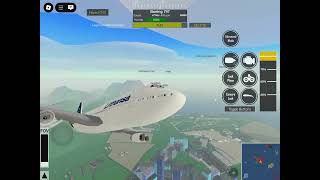 Fliying In A Boeing 747 To Stoppels