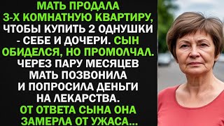 видео: Мать продала 3-х комнатную квартиру, и купила 2 однушки - себе и дочери. Сын обиделся, но промолчал. картинка: Мать продала 3-х комнатную квартиру, и купила 2 однушки - себе и дочери. Сын обиделся, но промолчал.