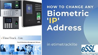 how to update biometric device IP Address || etimetracklite device IP address Change || essl screenshot 1