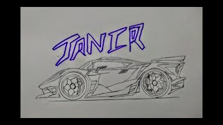 HOW TO DRAW A CONCEPT HYPERCAR [TANI R]