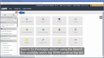 How to Create your own Package on WebHost Manager | ResellerClub Tutorial