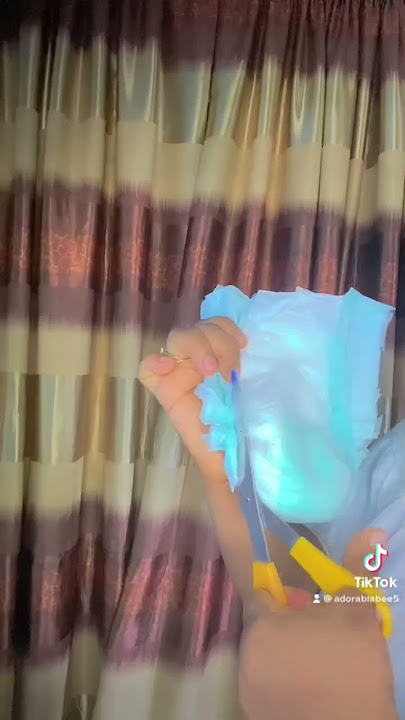 HOW TO TURN BABY DIAPER INTO A PAD #shorts