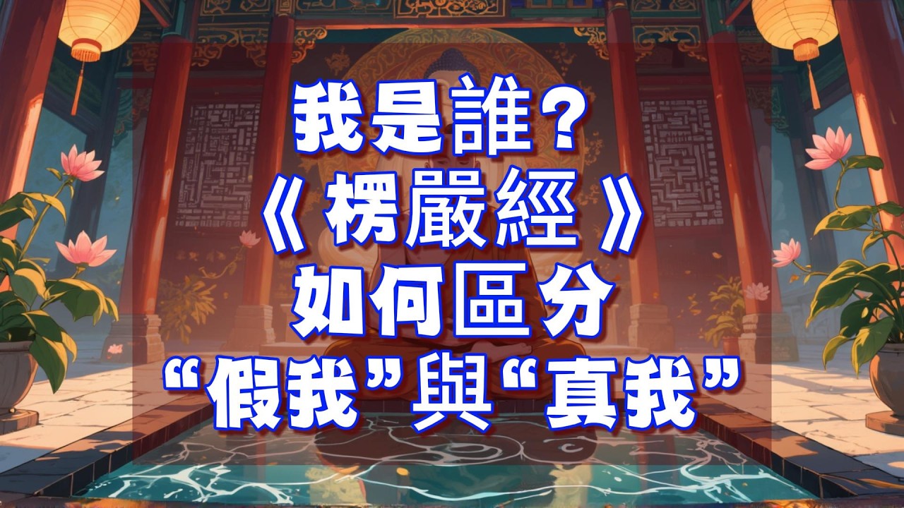 我是誰？ 《楞嚴經》從身體到意識都不是你？ 如何區分“假我”與“真我”#佛教 #修行 #開悟 #覺醒