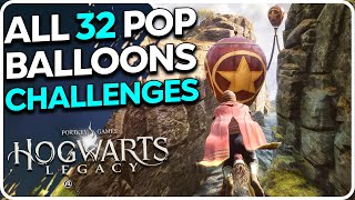 Famous ALL Pop Balloons Challenges Locations Hogwarts Legacy Profile