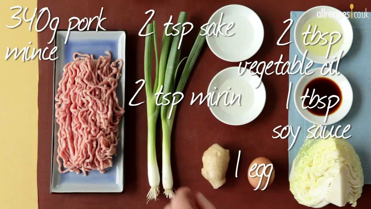 Easy Gyoza Recipe Allrecipes Co Uk Youtube