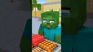 Minecraft, Annoying Zombie buying to Herobrine #shorts #minecraft #memes