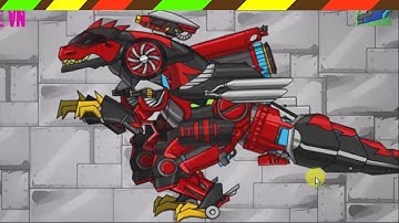 Lắp ráp robot Khủng long chiến đấu - Dino Robot T-rex the highway