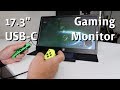 Magedok | 17.3" 2k 120Hz USB-C Portable Gaming Monitor