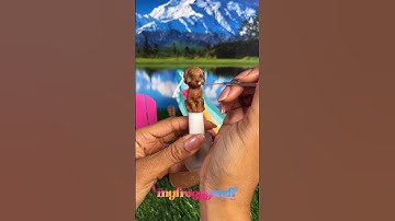 Painting Barbie Accessories: Adding more details to make them more realistic : Mini Dog