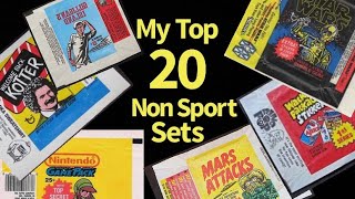 My Top 20 Non Sport Cards Sets
