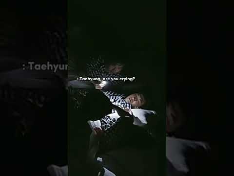 Wondering Why Taehyung is crying while sleeping with wooga 😭