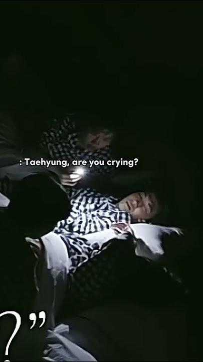 Wondering Why Taehyung is crying while sleeping with wooga 😭