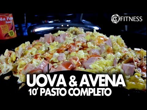 ★ Uova strapazzate e avena,pasto completo in 10 minuti