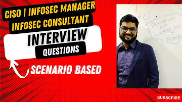 Information Security Manager interview questions and answer