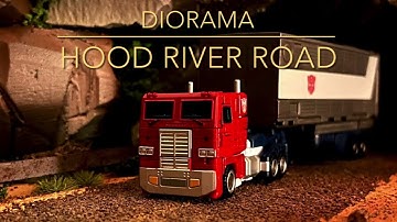 Hood River Road - Transformers G1 Landscape Diorama for Legends Scale