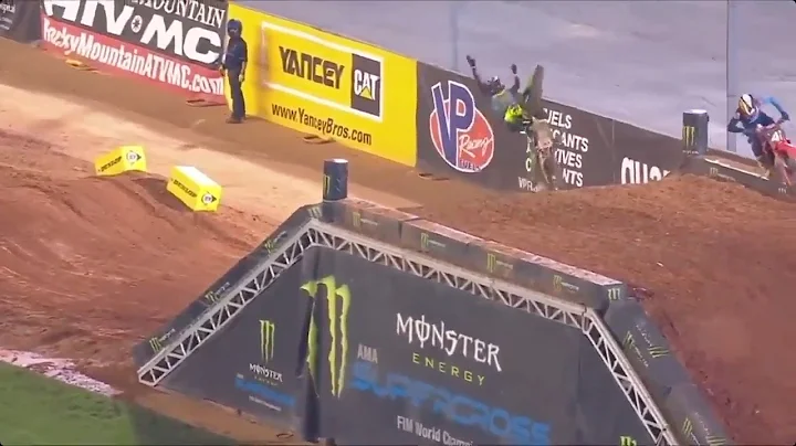 Cameron McAdoo Horrifying Crash Atlanta Supercross 2021