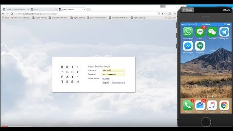 Bright Pattern Call Center Software WeChat Short Demo Video