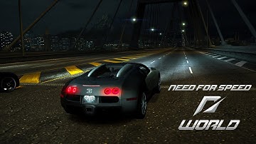 Need for Speed: World (PC) - Bugatti Veyron 16.4 - Drag [Rockport Turnpike]