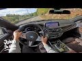 2020 bmw 750i xdrive v8 530 hp pov test drive