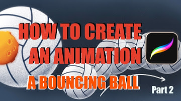 Bouncing ball part 2 | Animation tutorial in Procreate 5x