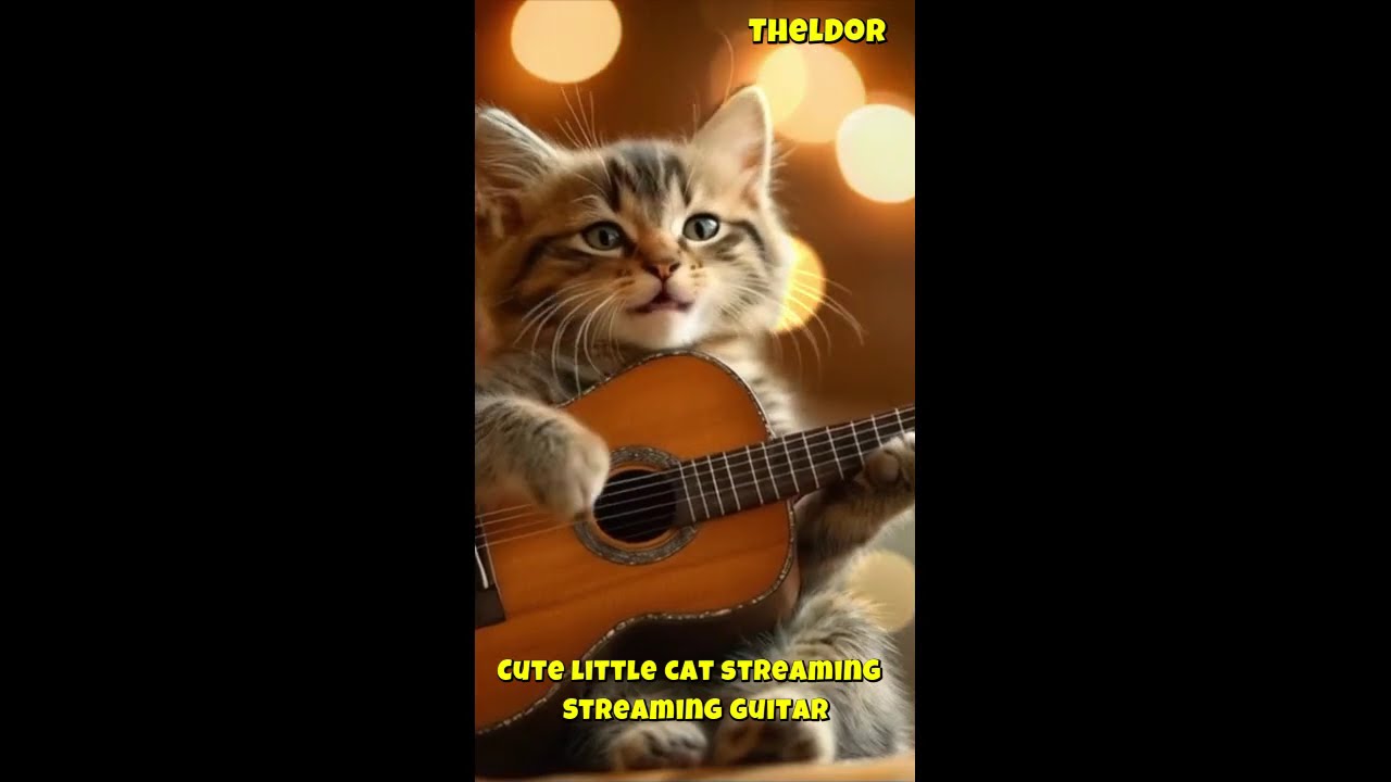 This Cat's Guitar Skills Will Make You Smile! 