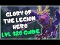 Glory of the Legion Hero Guide Lvl 120 BFA  - Leyfeather Hippogryph