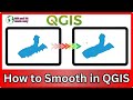 QGIS Tutorial for Beginners: Smooth Shape