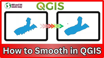 How to Smooth Shape in QGIS | QGIS Tutorial for Beginners
