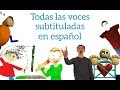 Todas las voces subtituladas en español | Baldi's Basics in Education and Learning