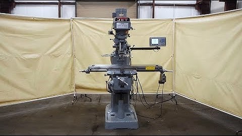 JET 3 HP 12” x 49” Vertical Mill Model JTM-4VS