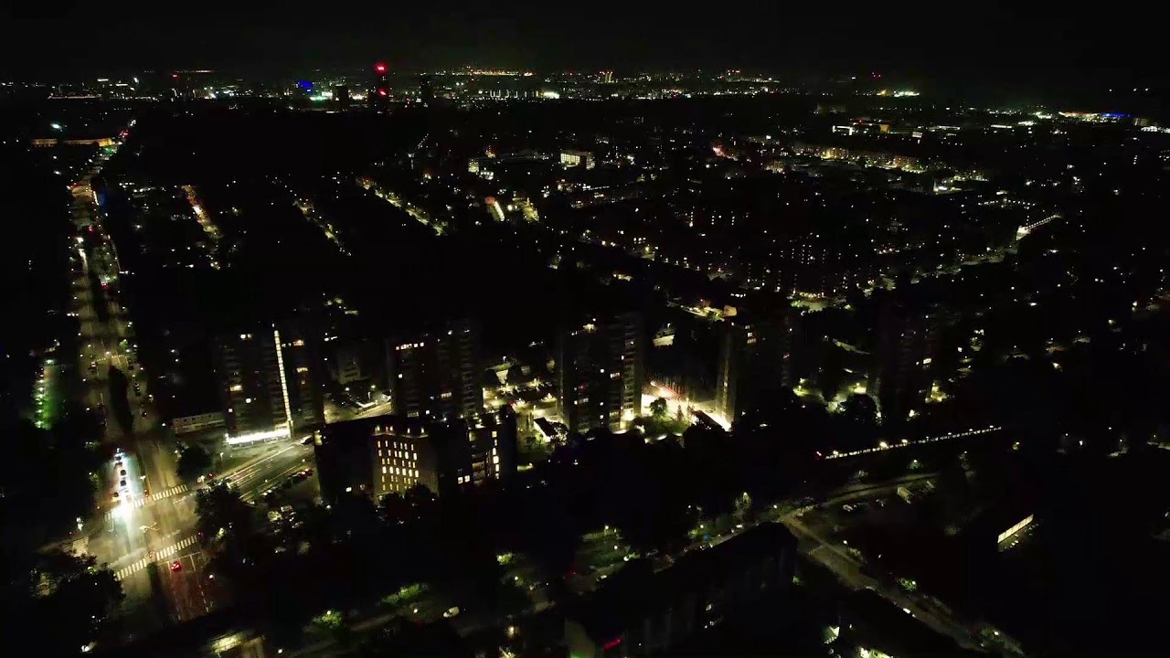Night time flight over Copenhagen - FPV MODE  -DJI Air 2S