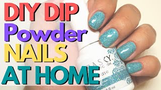 DIY DIP POWDER NAILS AT HOME! \\ DOING MY NAILS IN QUARANTINE!