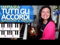 Tutti gli accordi al pianoforte tutorial gratuito lez 1