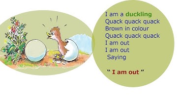 Duckling Song-  English STD - 1  Unit - 2 , Me Too....