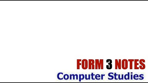 data processing | chapter 2 computer studies in form 3
