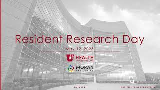 Resident Research Day 2023: Utah Tele-Ophthalmology Project Updates