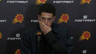 Devin Booker talks his IG story & Lakers timeout, Postgame Interview 🎤