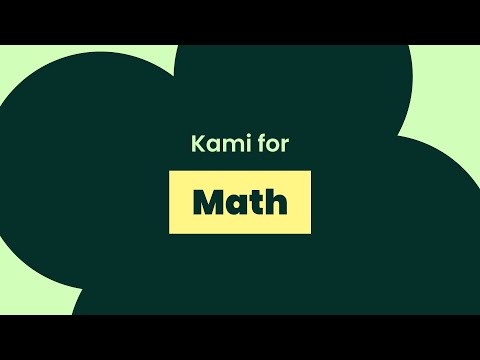 Math Lessons With Kami