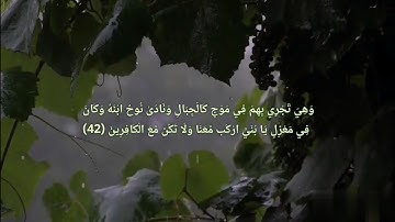 سورة هود من ايه 25 الى 49-للشيخ ناصر القطامي