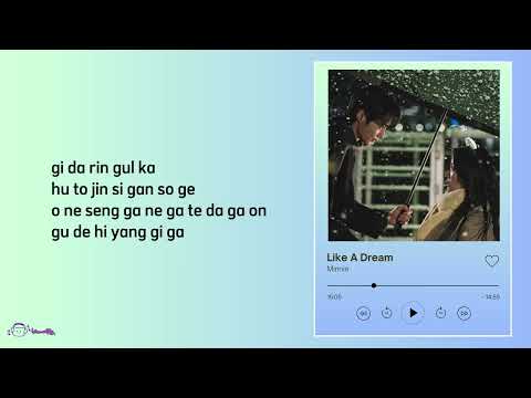 Lovely Runner OST Pt 3 Like A Dream By Minnie EASY LYRICS