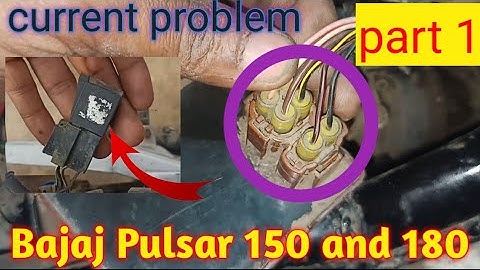 Pulsar 180 current problem and 🌹 wiring problem solve kaise 🌹